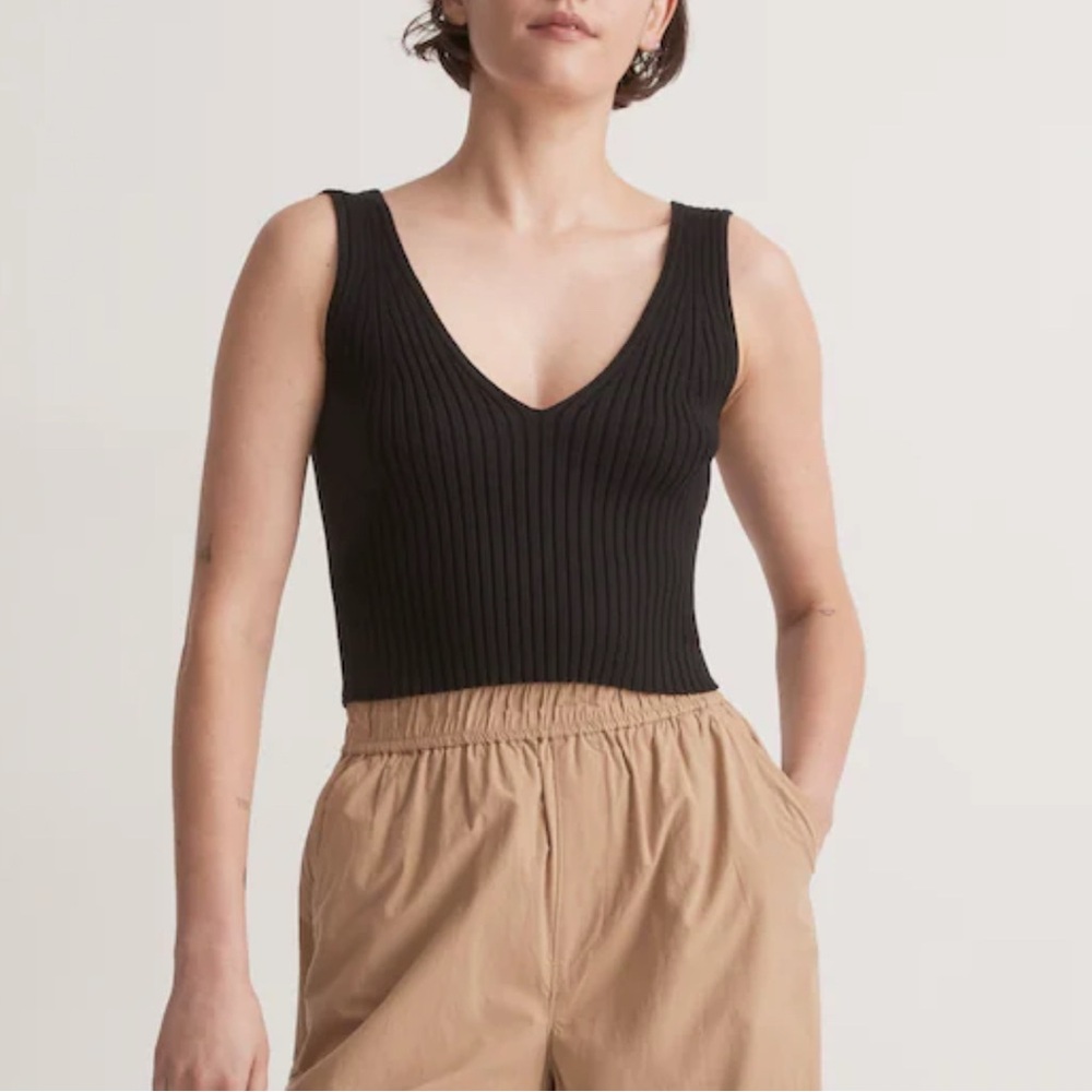 Madewell V-Neck Sweater Tank Top